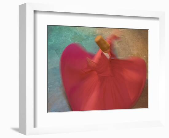 Whirling Dervishes, Performing the Sema Ceremony, Istanbul, Turkey-Gavin Hellier-Framed Photographic Print