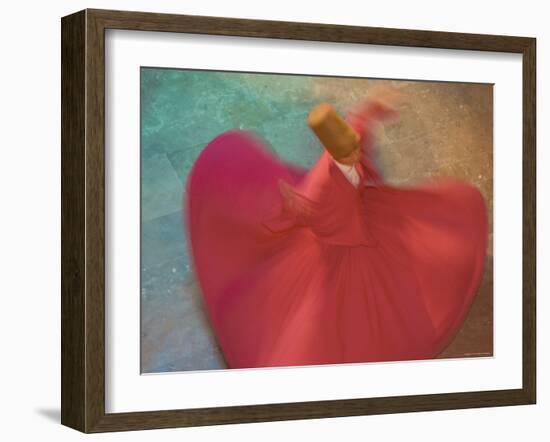 Whirling Dervishes, Performing the Sema Ceremony, Istanbul, Turkey-Gavin Hellier-Framed Photographic Print