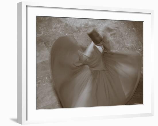 Whirling Dervishes, Performing the Sema Ceremony, Istanbul, Turkey-Gavin Hellier-Framed Photographic Print