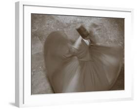 Whirling Dervishes, Performing the Sema Ceremony, Istanbul, Turkey-Gavin Hellier-Framed Photographic Print