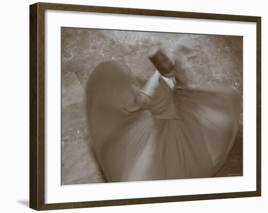 Whirling Dervishes, Performing the Sema Ceremony, Istanbul, Turkey-Gavin Hellier-Framed Photographic Print