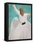 Whirling Dervishes, Performing the Sema, Istanbul, Turkey-Gavin Hellier-Framed Stretched Canvas