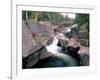 Whirling Water, White Mountains, New Hampshire-George Oze-Framed Photographic Print