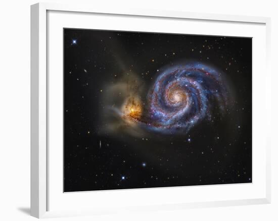 Whirlpool Galaxy-Stocktrek Images-Framed Photographic Print