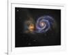 Whirlpool Galaxy-Stocktrek Images-Framed Photographic Print