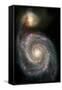 Whirlpool Galaxy-null-Framed Stretched Canvas