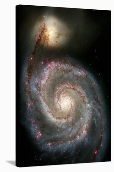 Whirlpool Galaxy-null-Stretched Canvas