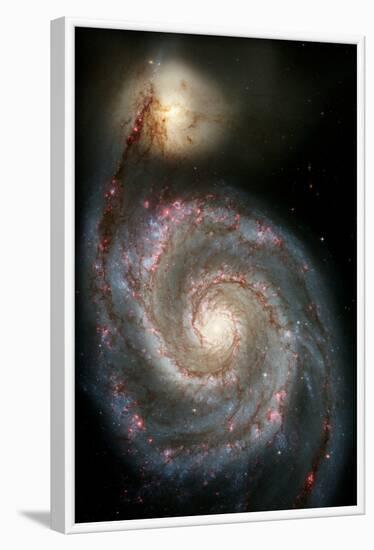 Whirlpool Galaxy-null-Framed Photographic Print