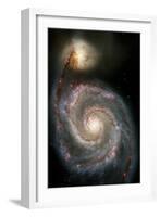 Whirlpool Galaxy-null-Framed Photographic Print