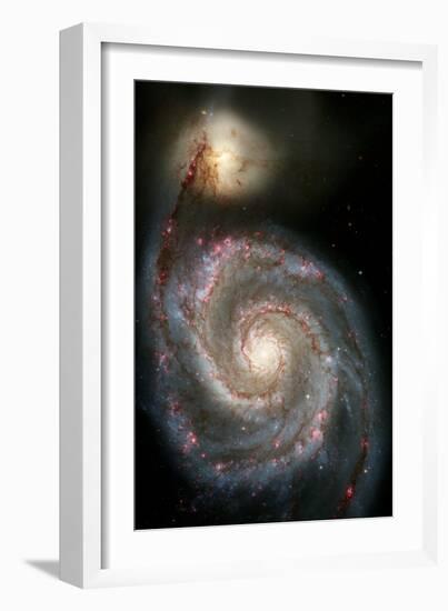 Whirlpool Galaxy-null-Framed Photographic Print