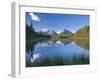 Whirlpool Peak, Mt. Fryatt and Leech Lake, Jasper National Park, Alberta, Canada-Michele Falzone-Framed Photographic Print