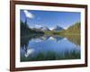 Whirlpool Peak, Mt. Fryatt and Leech Lake, Jasper National Park, Alberta, Canada-Michele Falzone-Framed Photographic Print
