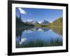 Whirlpool Peak, Mt. Fryatt and Leech Lake, Jasper National Park, Alberta, Canada-Michele Falzone-Framed Photographic Print