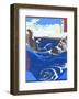 Whirlpools at Naruto-Ando Hiroshige-Framed Giclee Print