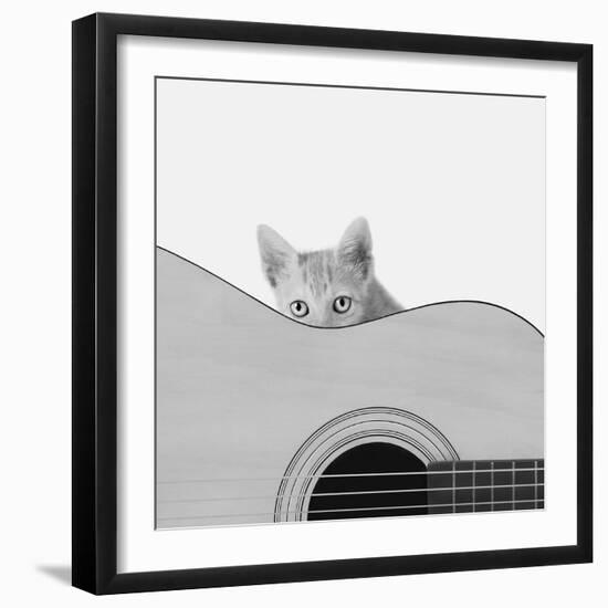 Whiskers and Strings-Jon Bertelli-Framed Photographic Print