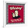 Whiskey! Because Sometimes Beer Just Isn't Fast Enough!-Retrospoofs-Framed Premium Giclee Print