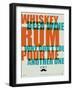 Whiskey, Beer and Wine Poster-NaxArt-Framed Art Print