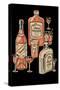 Whiskey, Wine & Gin-null-Stretched Canvas