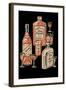 Whiskey, Wine & Gin-null-Framed Art Print