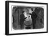 Whisky Drinking-Charles Keene-Framed Art Print