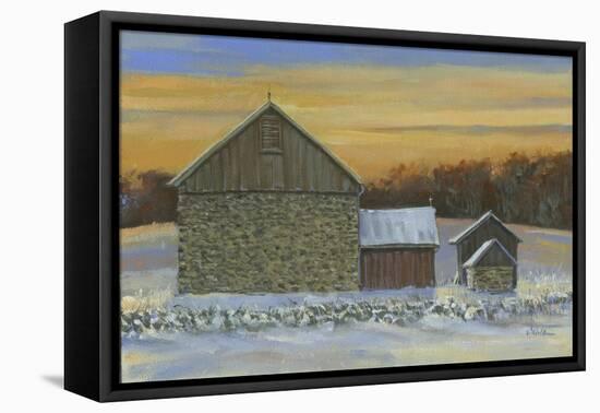 Whisky Run Sunset-Jerry Cable-Framed Stretched Canvas