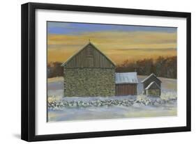 Whisky Run Sunset-Jerry Cable-Framed Giclee Print