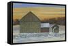 Whisky Run Sunset-Jerry Cable-Framed Stretched Canvas