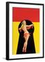 Whisper Magazine; "Keyhole Pinup with Bandana"-Peter Driben-Framed Art Print