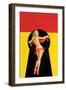 Whisper Magazine; "Keyhole Pinup with Bandana"-Peter Driben-Framed Art Print