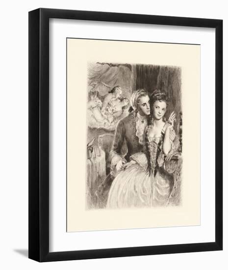 Whispered Love-Gabriel Ferrier-Framed Premium Giclee Print