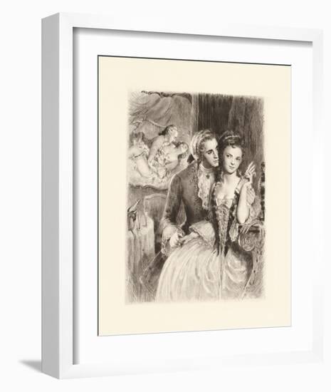 Whispered Love-Gabriel Ferrier-Framed Premium Giclee Print