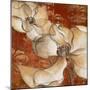 Whispering Magnolia on Red II-Lanie Loreth-Mounted Art Print