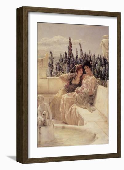 Whispering Noon, 1896-Sir Lawrence Alma-Tadema-Framed Giclee Print