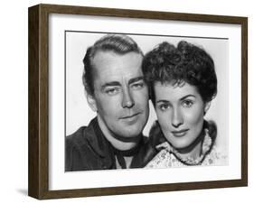 Whispering Smith, from Left: Alan Ladd, Brenda Marshall, 1948-null-Framed Photo