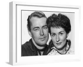Whispering Smith, from Left: Alan Ladd, Brenda Marshall, 1948-null-Framed Photo