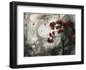 Whispering To The Moon-Megan Aroon Duncanson-Framed Art Print