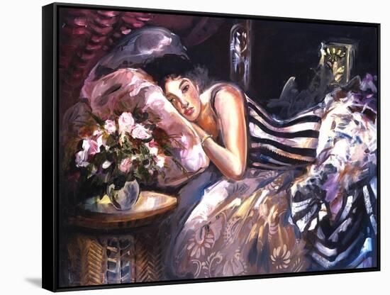 Whistful Woman-Marta Gottfried-Framed Stretched Canvas