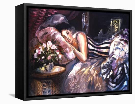 Whistful Woman-Marta Gottfried-Framed Stretched Canvas