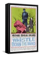 Whistle Down the Wind, Hayley Mills (Front), Alan Bates (Center), 1961-null-Framed Stretched Canvas
