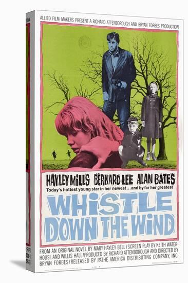 Whistle Down the Wind, Hayley Mills (Front), Alan Bates (Center), 1961-null-Stretched Canvas