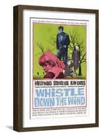 Whistle Down the Wind, Hayley Mills (Front), Alan Bates (Center), 1961-null-Framed Art Print