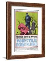 Whistle Down the Wind, Hayley Mills (Front), Alan Bates (Center), 1961-null-Framed Art Print