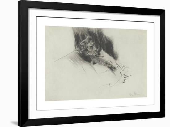 Whistler Asleep, 1897-Giovanni Boldini-Framed Premium Giclee Print