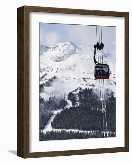 Whistler Blackcomb Peak 2 Peak Gondola, Whistler Mountain, 2010 Winter Olympic Games Venue-Christian Kober-Framed Photographic Print