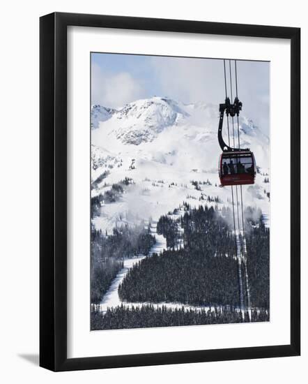 Whistler Blackcomb Peak 2 Peak Gondola, Whistler Mountain, 2010 Winter Olympic Games Venue-Christian Kober-Framed Photographic Print