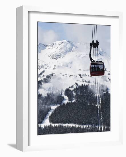 Whistler Blackcomb Peak 2 Peak Gondola, Whistler Mountain, 2010 Winter Olympic Games Venue-Christian Kober-Framed Photographic Print