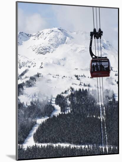 Whistler Blackcomb Peak 2 Peak Gondola, Whistler Mountain, 2010 Winter Olympic Games Venue-Christian Kober-Mounted Photographic Print