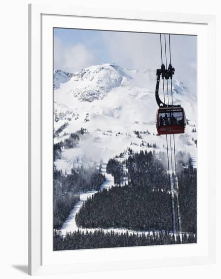 Whistler Blackcomb Peak 2 Peak Gondola, Whistler Mountain, 2010 Winter Olympic Games Venue-Christian Kober-Framed Photographic Print