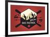 Whistler, Canada - Ski Patrol Badge - Vector Style-Lantern Press-Framed Art Print