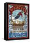 Whistler, Canada - Ski Shop Vintage Sign-Lantern Press-Framed Stretched Canvas